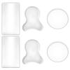 Mepase 6 Pcs Gel Ankle Pads Ankle Gel Discs Protector Brace Roller Skates Accessories for Men Women Boots Figure Ice Skating Hockey Inline Hiking Riding Ski Protection view 1