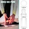 Mepase 6 Pcs Gel Ankle Pads Ankle Gel Discs Protector Brace Roller Skates Accessories for Men Women Boots Figure Ice Skating Hockey Inline Hiking Riding Ski Protection view 2