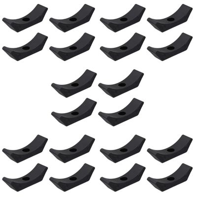 20pcs Supplies Accessories Racks Equipment Tool for Saddles Stand Cradles Workout Storage Mm Holder Replacement Tower Rack Hand Exercise Durable Dumbbell Weight Brackets Saddles,