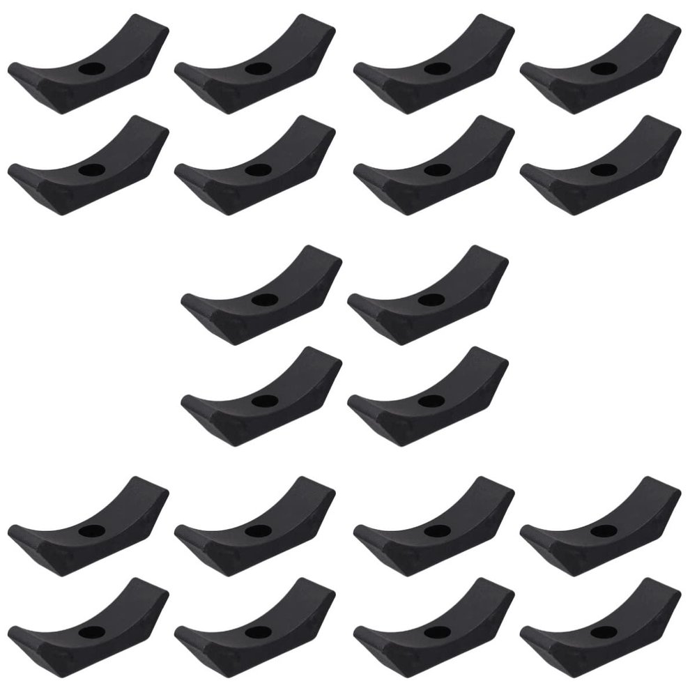 20pcs Supplies Accessories Racks Equipment Tool for Saddles Stand Cradles Workout Storage Mm Holder Replacement Tower Rack Hand Exercise Durable Dumbbell Weight Brackets Saddles,