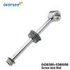 OVERSEE 0436390 Tilt Tilm Assy Rod And Eye With 0390006 Screw Cap For Johnson Evinrude Outboard OMC 90HP-225HP 0390006 Cap 1991&Up view 2