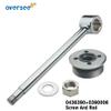 OVERSEE 0436390 Tilt Tilm Assy Rod And Eye With 0390006 Screw Cap For Johnson Evinrude Outboard OMC 90HP-225HP 0390006 Cap 1991&Up view 3