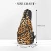 Fnqkmlep Leopard Print Pattern Hiking Daypacks,Crossbody Sling Backpack Shoulder Bag Chest Bag,With Adjustable Strap High Capacity,For Men Women Outdoor Cycling Hiking Travel One Size view 3