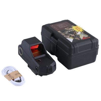 2MOA MH-1 Red Dot Sight Dual Motion Sensor Reflex Scope,Large Field,with QD Quick Detach and USB Charger,Hunting Optics Scope with 20mm Picatinny Rail Mount Base