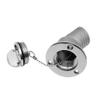 45 Degree Angle Marine Deck Filler Fill Stainless steel 316 Keyless Cap boat Hardware accessories Socket yacht W/ Rubber Gasket Fit for 1.5" /2 Diameter hose (Option: Water, 1.5" /38mm) view 4