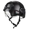 CMAIR4U Airsoft PJ Type Paintball Fast Helmet with Visor Goggles (BK) view 3