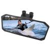 Funnywhale Boat Mirror4"x11" Marine Mirror for Ski Boats Pontoon Boat Water Sport Wakeboarding Surfing with 0.4"-1.15" Windshield Frames view 1