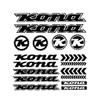 for Kona decals mountain bike frame stickers fork bmx mtb adhesive vinyl (Dark Grey) view 1