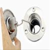 45 Degree Boat Marine Deck Filler Keyless Lift Cap Fits 38mm (1.5") /50mm (2") Diameter fuel hose Stainless steel 316 Boat Hardware Accessories Socket yacht W/O-ring seal (Option: Diesel, 2" /50mm) view 3