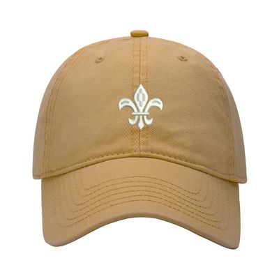 Baseball Cap Men Fleur De Lis 1 Embroidered Washed Cotton Dad Hat Baseball Caps (Khaki,7 5/8)
