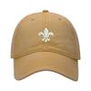 Baseball Cap Men Fleur De Lis 1 Embroidered Washed Cotton Dad Hat Baseball Caps (Khaki,7 5/8) view 1