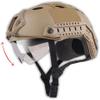 CMAIR4U Airsoft PJ Type Paintball Fast Helmet with Visor Goggles (DE) view 1