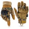 Glove Station Tactical Gloves for Men  Touchscreen Utility Gear with Hard Knuckle Protection Used in Motorcycle, Airsoft, Combat, Police, Shooting & Outdoor Work Camouflage - Hard Knuckle Large view 1