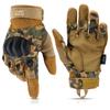 Glove Station Tactical Gloves for Men  Touchscreen Utility Gear with Hard Knuckle Protection Used in Motorcycle, Airsoft, Combat, Police, Shooting & Outdoor Work Camouflage - Hard Knuckle Small view 1