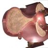 Premium Genuine Leather Half Bread Australian Horse Saddle Without Horn Underside Well Balanced Fiber Glass Tree 17" Size view 2