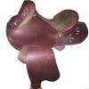 Premium Genuine Leather Half Bread Australian Horse Saddle Without Horn Underside Well Balanced Fiber Glass Tree 17" Size view 4