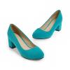 Dear Time Women's Elegant Pearl Ankle Buckle Pointy Toe Ballets Flats,Fashion Vintange Dress Flat Sandals Y-Green US 3.5 view 2