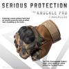 Glove Station The Combat - Fingerless Knuckle Tactical Gloves for Men - Motorcycle Gloves for Tactical Shooting, Airsoft, Hunting, Police Work and Hiking - Camouflage, Medium view 4