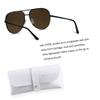 ANDWOOD Oversized Aviator Sunglasses for Women Big Large UV Protection Fashion Sun glasses UV Protection Black Mirrored Blue Shades view 2