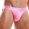 JOCKMAIL Mens Jockstrap Underwear Jock Straps Male Athletic Supporters for men Pink view 4