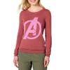 Amazon Essentials Disney | Marvel | Star Wars Women's Lightweight Crewneck Sweaters, Avengers Logo - Womens, Small view 1