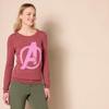 Amazon Essentials Disney | Marvel | Star Wars Women's Lightweight Crewneck Sweaters, Avengers Logo - Womens, Small view 2