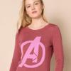 Amazon Essentials Disney | Marvel | Star Wars Women's Lightweight Crewneck Sweaters, Avengers Logo - Womens, Small view 4