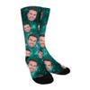 ShineSand Custom Face Socks with Picture, Personalized Socks with Photo Customized Unisex Funny Crew Sock Gifts for Men Women view 1