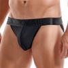 JOCKMAIL Mens Jockstrap Underwear Jock Straps Male Athletic Supporters for Men Black view 2