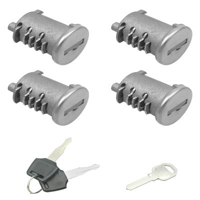 4 Pack Lock Cores Fits for Yakima SKS Car Rack System Components, Replacement for SKS Lock Cores, Universal for Lockable Accessories