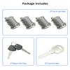 4 Pack Lock Cores Fits for Yakima SKS Car Rack System Components, Replacement for SKS Lock Cores, Universal for Lockable Accessories view 4