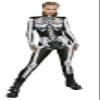 Honeystore Women's Skeleton Tight 1-Piece Jumpsuit Halloween Party Bodysuit Outfit BKAL-010 M view 1