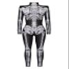 Honeystore Women's Skeleton Tight 1-Piece Jumpsuit Halloween Party Bodysuit Outfit BKAL-011 XL view 4