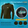 MEETYOO Men's Compression Shirt, Cool Dry Long Sleeve Underwear Top for Men, Sport Fitness Base Layer view 3