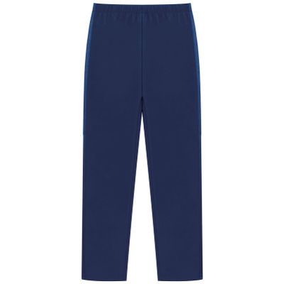 YOOJIA Kids Boys School Uniform Pants Adjustable Waist Flat Front Workwear Finish Double Knee Pants Trousers Type A Navy 3-4 Years