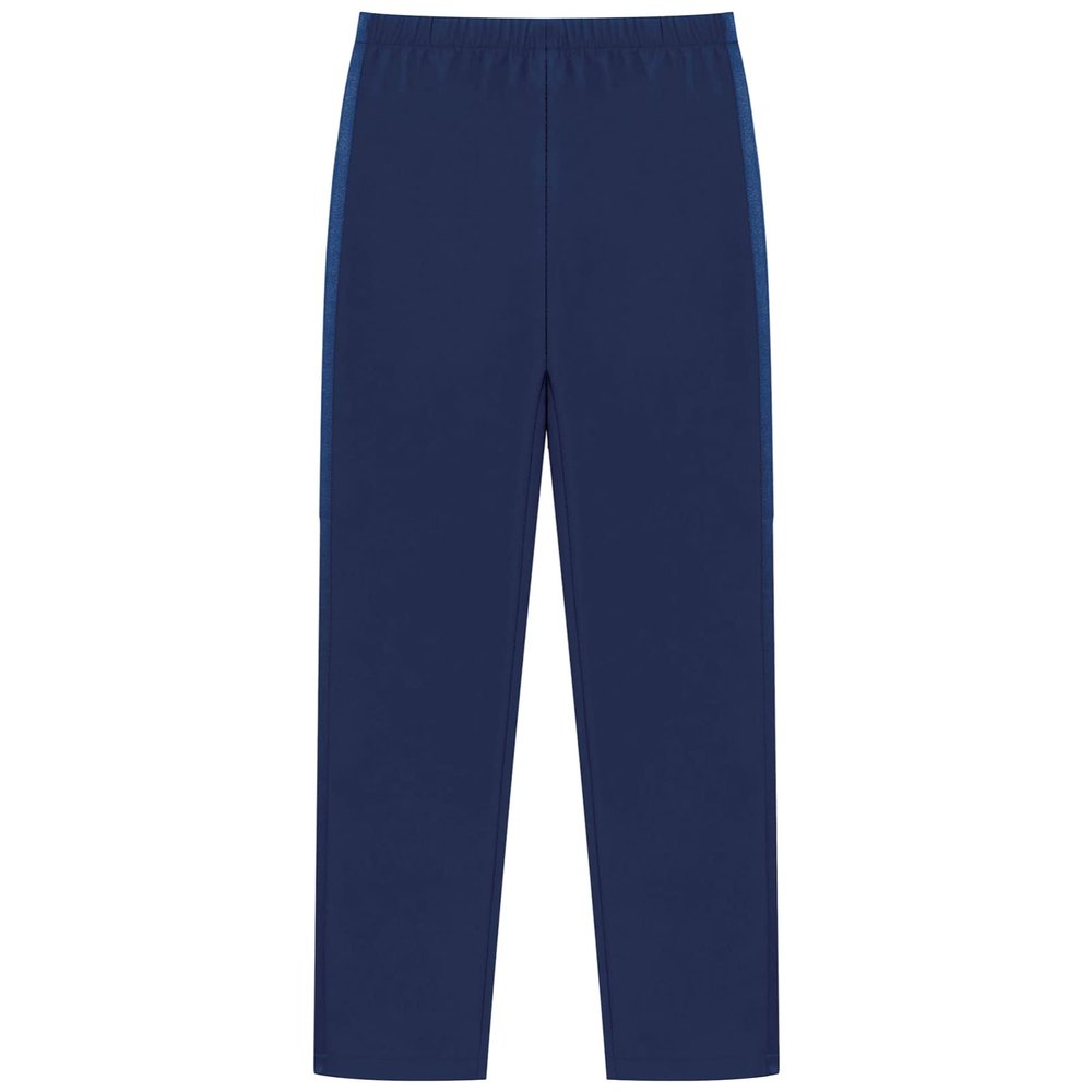 YOOJIA Kids Boys School Uniform Pants Adjustable Waist Flat Front Workwear Finish Double Knee Pants Trousers Type A Navy 3-4 Years