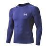 MEETYOO Men's Compression Shirt, Cool Dry Long Sleeve Underwear Top for Men, Sport Fitness Base Layer Blue view 1