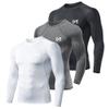 MEETYOO Men's Compression Shirt, Cool Dry Long Sleeve Underwear Top for Men, Sport Fitness Base Layer view 1