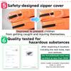 KaRaDaStyle Gymnastics Mat Folding Stretch Mats 71"x24"x2" Exercise Muscle Training Children Play Horizontal Bar Mat Yoga Sports Soundproof Home Use (Orange) view 4
