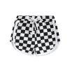 Toddler Baby Boy Girl Checkerboard Plaid Pants Elastic Waist Casual Trousers Spring Summer Short Pants(D-Black,2-3T) view 1
