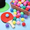 Chivao 200 Pieces Table Tennis Balls Washable Game Table Tennis Mini Plastic Balls for Pool Carnival Party Game(Colorful) view 4