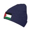 Alin-Z Palestinian Flag Cuffed Beanie for Men Women Knit Skull Cap Winter Beanie Hat Navy Blue view 1