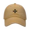 Baseball Cap Men Cross of Iron Wehrmacht Embroidered Washed Cotton Dad Hat Baseball Caps (Khaki,7 5/8) view 1