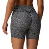 Aoxjox Trinity Workout Biker Shorts for Women Tummy Control High Waisted Exercise Athletic Gym Running Yoga Short 6" (Black Dot Print, XX-Small) view 1