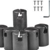 Trampoline Enclosure Pole Caps for Flat Steel Sheet Top Ring System, Durable Trampoline Pillar Rod End Caps Protector (13pcs) view 1