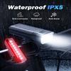 Victoper Upgraded Bike Lights, 8 LED High Lumens Super Bright Bike Light, 5+5 Modes USB Rechargeable Bicycle Light Front and Back, Bike Headlight and Tail Light Set for Night Riding, Road, Mountain view 3