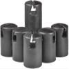 Trampoline Enclosure Pole Caps for Flat Steel Sheet Top Ring System, Durable Trampoline Pillar Rod End Caps Protector (6pcs) view 1