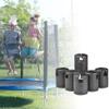 Trampoline Enclosure Pole Caps for Flat Steel Sheet Top Ring System, Durable Trampoline Pillar Rod End Caps Protector (6pcs) view 4