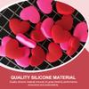 SEWACC 6Pcs Silicone Tennis Racket Vibration Dampeners Heart Shape Shock Absorbers for Tennis Racquet Stability and Vibration Reduction view 2