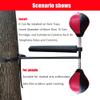 Wing Chun Dummy, Portable Martial Boxing Spinning Bar, 2 Speed Balls Trainer, Adjustable Height 360 Spinning Reflex Bar, Suitable for Training Tied to Trees or Hard Objects view 4